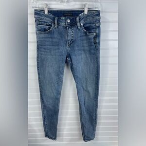 Silver Jeans Avery Skinny Blue Denim Casual Jeans W37/L27 Women’s EUC